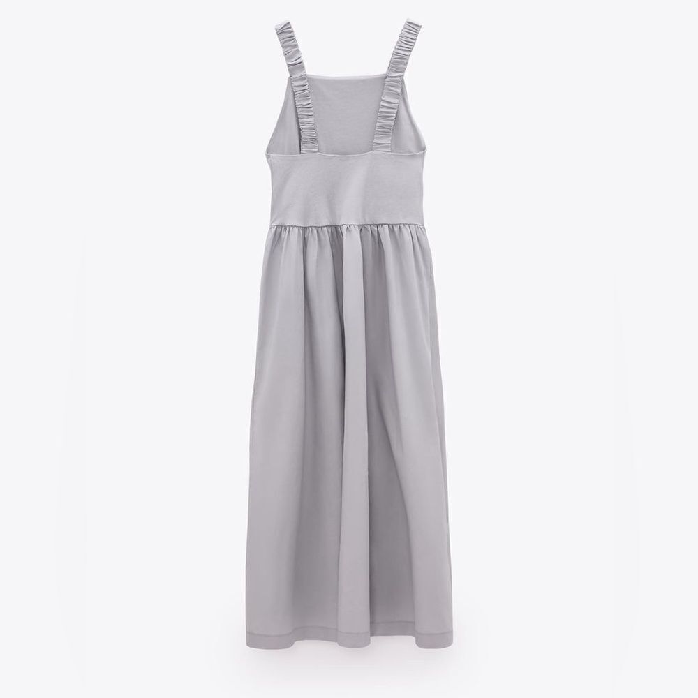 ZARA LONG MATCHING DRESS - Picture 3 of 5